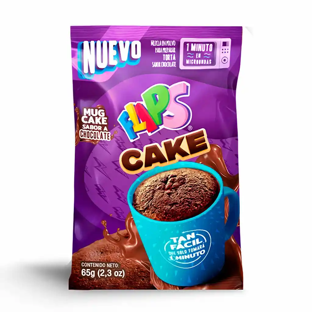 Flips Mezcla en Polvo para Cake Sabor Chocolate