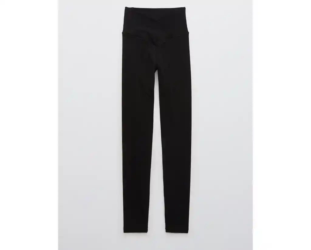 Leggings Negro Talla Med Reg Aerie American Eagle