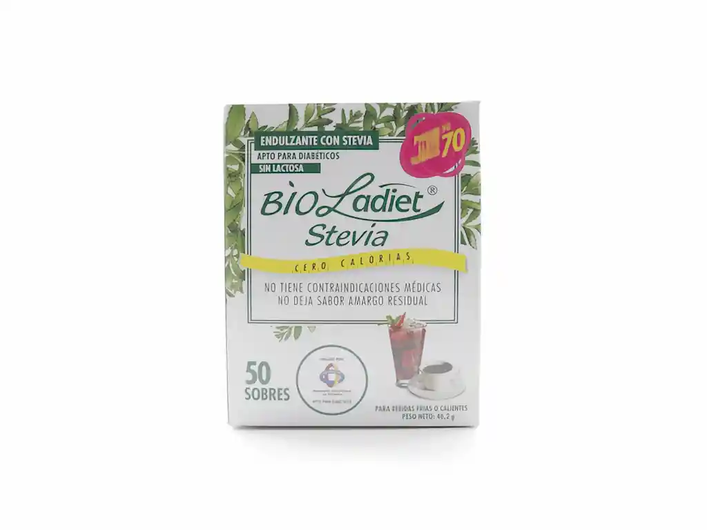 bioLadiet stevia en sobres