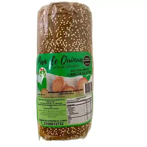 Pan Tajado de Quinoa - Vida Sana