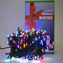 Luz X 300 Led Fijas C Verde End C -bco Cali