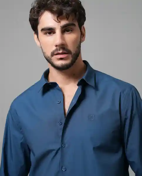 Camisa Hombre Azul L 110 110G004_AZU194118 Rifle