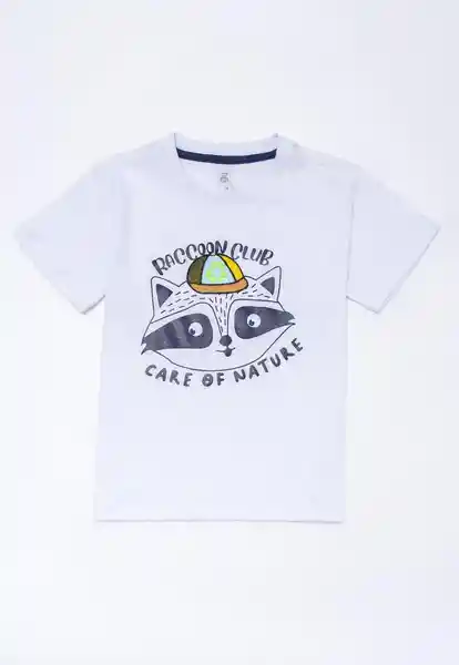 Camiseta Manga Corta Blanco 18/24 Mese