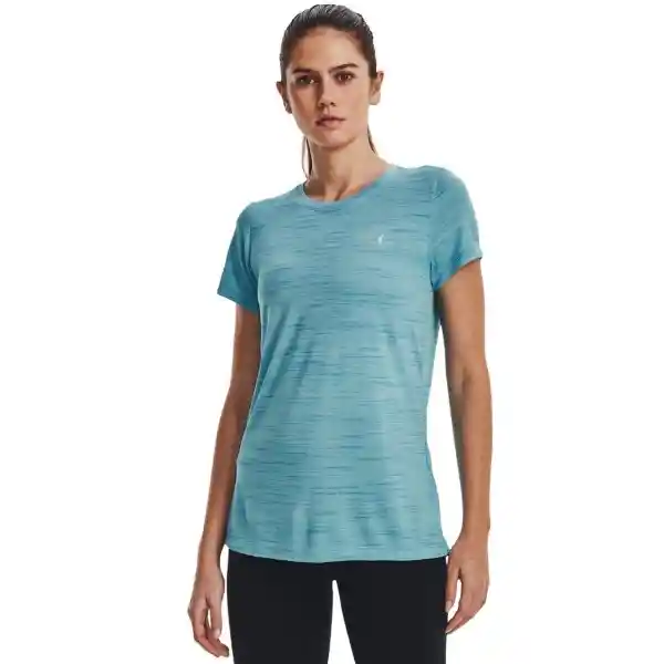 Under Armour Camiseta Tech Tiger c Mujer Azul LG 1376937-433