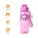 Botella Con Correa y Funda Serie Rosa 800 mL Bt21 Miniso