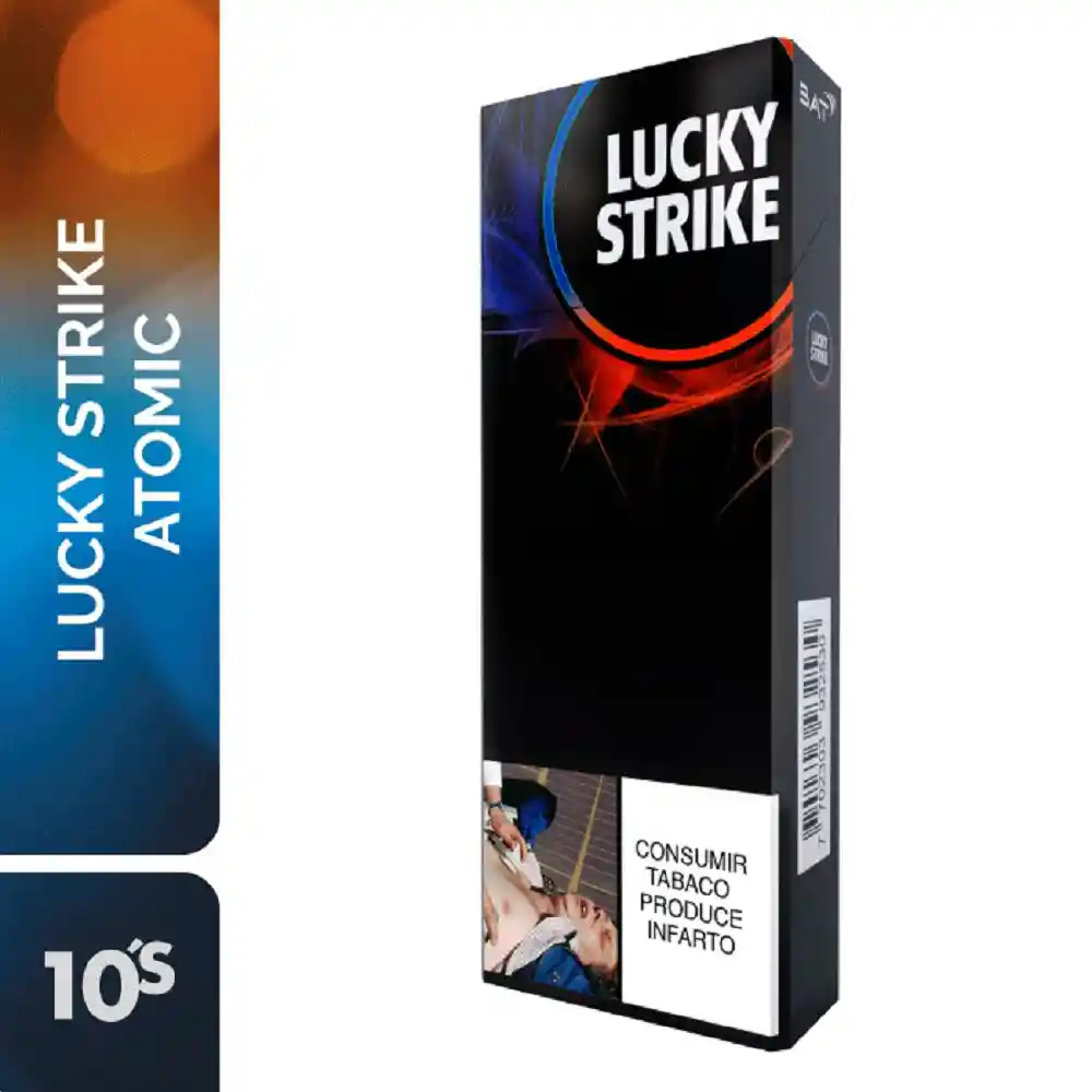 Cigarrillo Cartón Lucky Strike Atomic 10´S