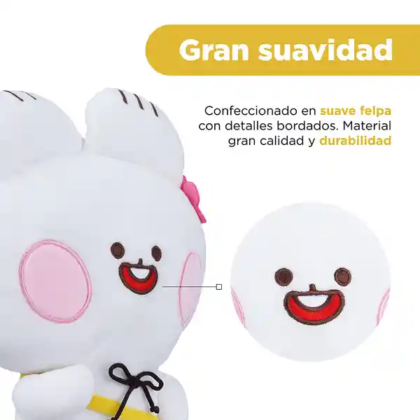 Peluche Ratora Con Mochila Miniso