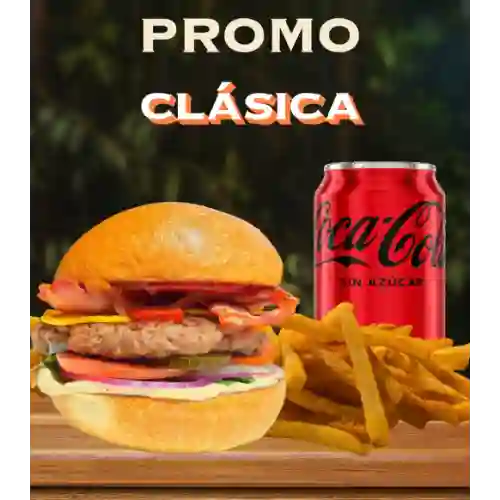 Combo Hamburguesa Longo's Clásica