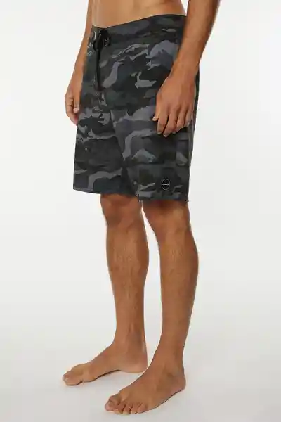 ONeill Short de Baño Hyperfreak Camo Am Negro Talla 36