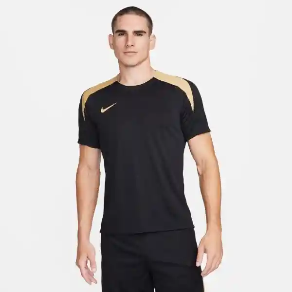 Nike Camiseta Strk Top Manga Corta Para Hombre Negro Talla M