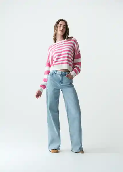 Tejido Mujer Rosa Dulce Medio Talla L 583G056 Naf Naf