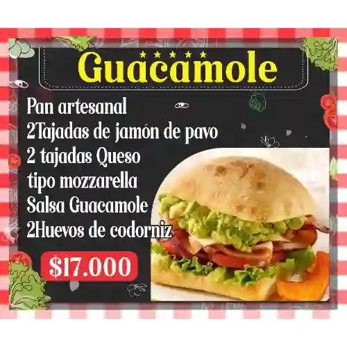 Sándwich de Guacamole