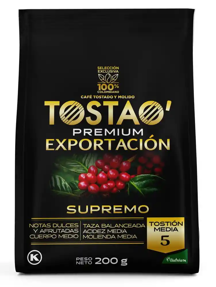 Cafe Tostao Supremo 200 Gr