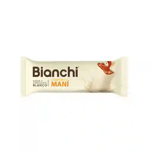 Bianchi Chocolate Blanco Caramelo y Maní Barra