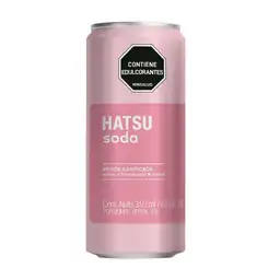 Hatsu Soda Frambuesa Rosas