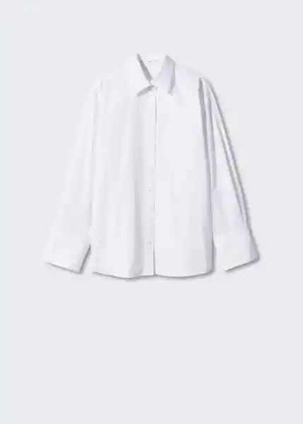 Camisa Imab Blanco Talla XL Mujer Mango