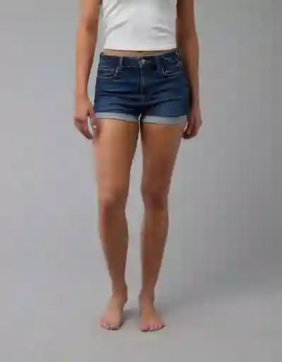 Short Mujer Azul Talla: 4 8197913 American Eagle