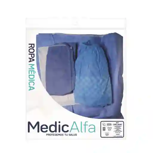 Medic Alfa Kit Cirujano Talla L/Xl.