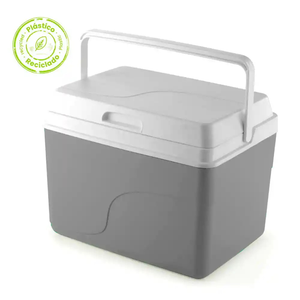 Nevera Gris Insulada Material Recuperado