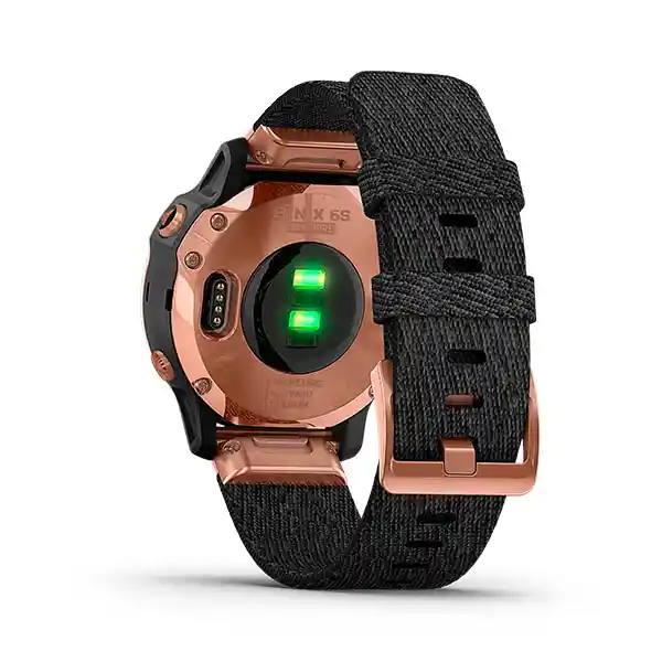 Reloj Fenix 6s Sapphire Rose Gold Correa Black