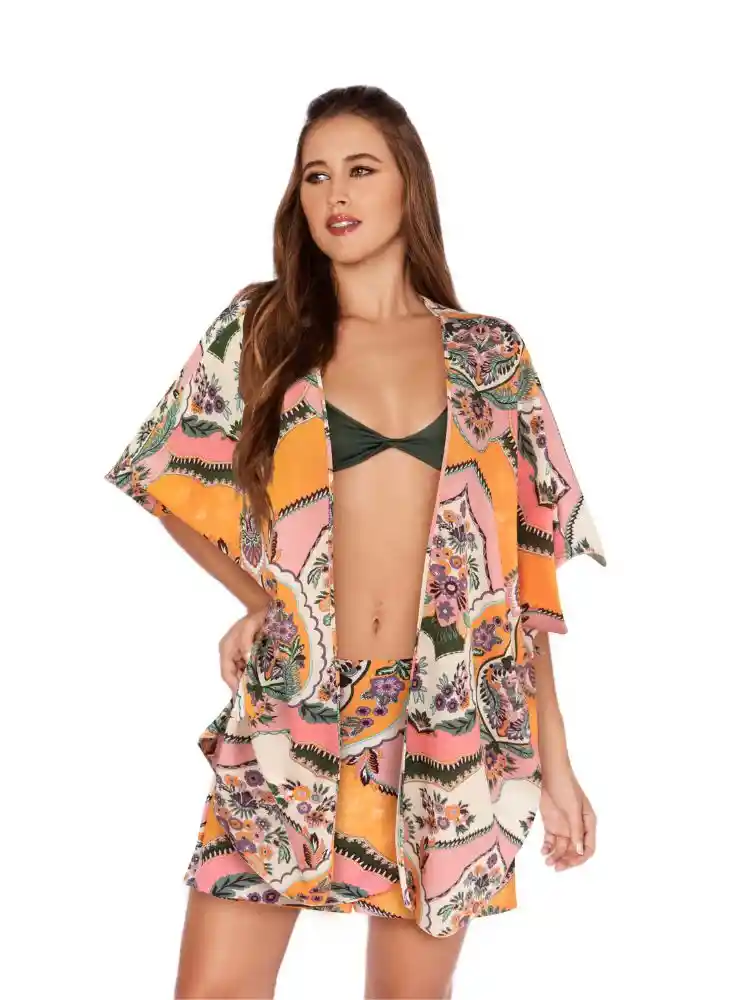 Salida de Baño Kimono Unica-multicolo