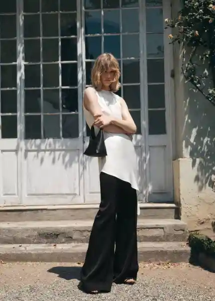 Top Harry Blanco Talla XS Mujer Mango