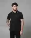 Camiseta Polo Hombre Negro S 190G101_NEG194007 Rifle