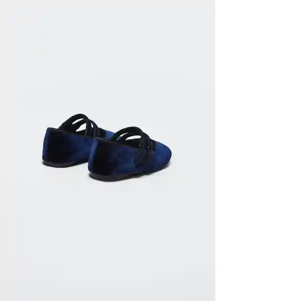 Zapato Annab Azul Talla 19 Niñas Mango