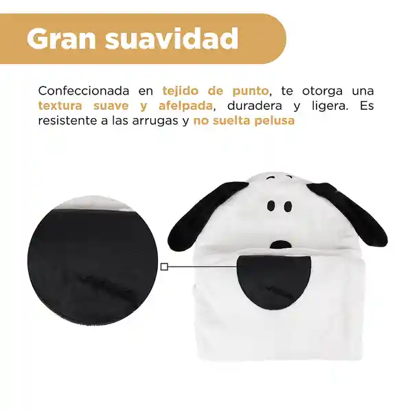 Manta Con Capucha Snoopy Colorful Life Miniso