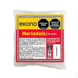 Mortadela de Pollo Ekono