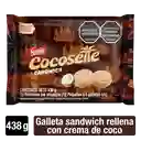 Galletas COCOSETTE Sándwich rellenas con crema de coco 12 Unds x 438g
