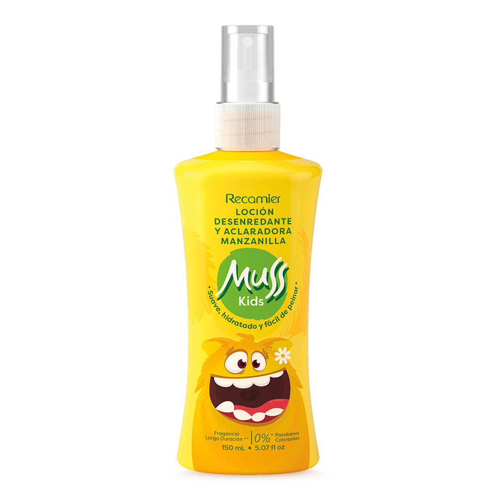 Muss Loción Capilar Kids Desenredante y Aclaradora de Manzanilla 150 ml