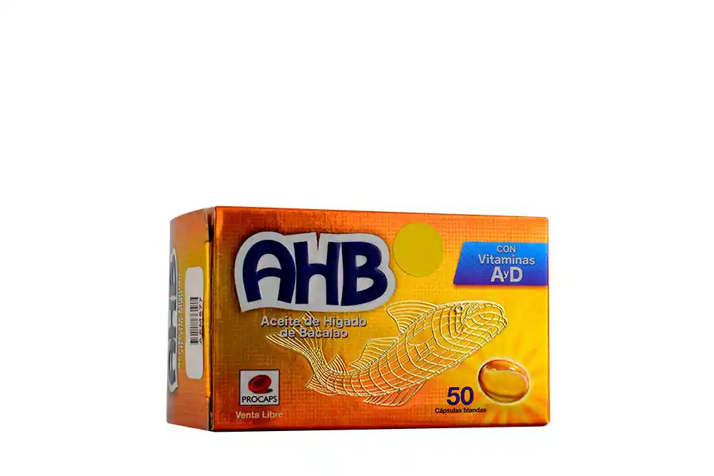 Ahb Aceite Higado de Bacalao con Vitamina A y D