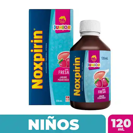Noxpirin Junior en Jarabe Sabor a Fresa