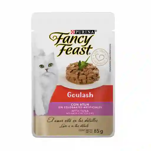 Fancy Feast Alimento Húmedo para Gato Sabor Atún Goulash