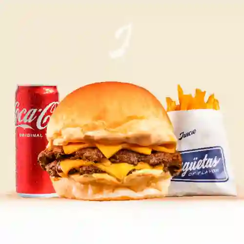 Combo Double Cheese Burger