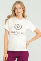 Camiseta British Color Marfil Talla M Ragged