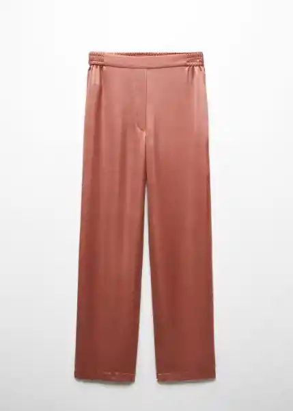 Pantalón Massim Rosa Pastel Talla XS Mujer Mango