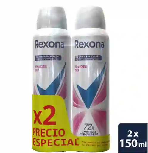 Rexona Desodorante Aerosol Antitranspirante Powder Dry