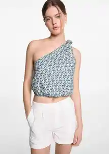 Top Sirenat Verde Pastel Talla 21 Niñas Mango