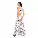 Vestido Dalia Estampado Liso Beige Talla L