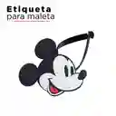 Miniso Etiqueta Para Equipaje Cabeza Mickey Mouse Pequeña