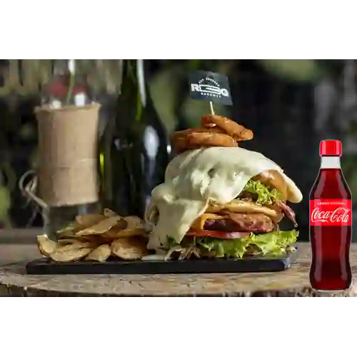 Combo Hamburguesa Reina Blanca +Cocacola Orig 350ml