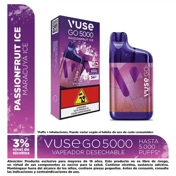 Vuse Go 5000 Passionfruit Ice