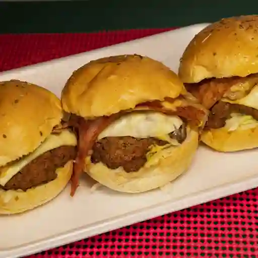 3 Mini burger clasica