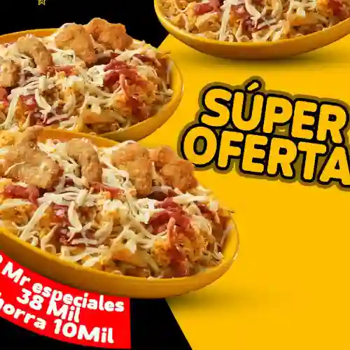 2 Mr Especiales + 2 Gaseosa (nuevas)