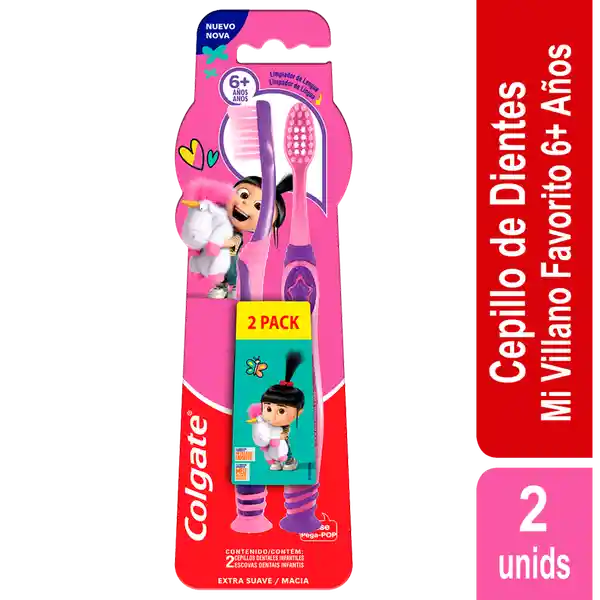 Colgate Cepillo Dental Minions Fluffy 6+ Años