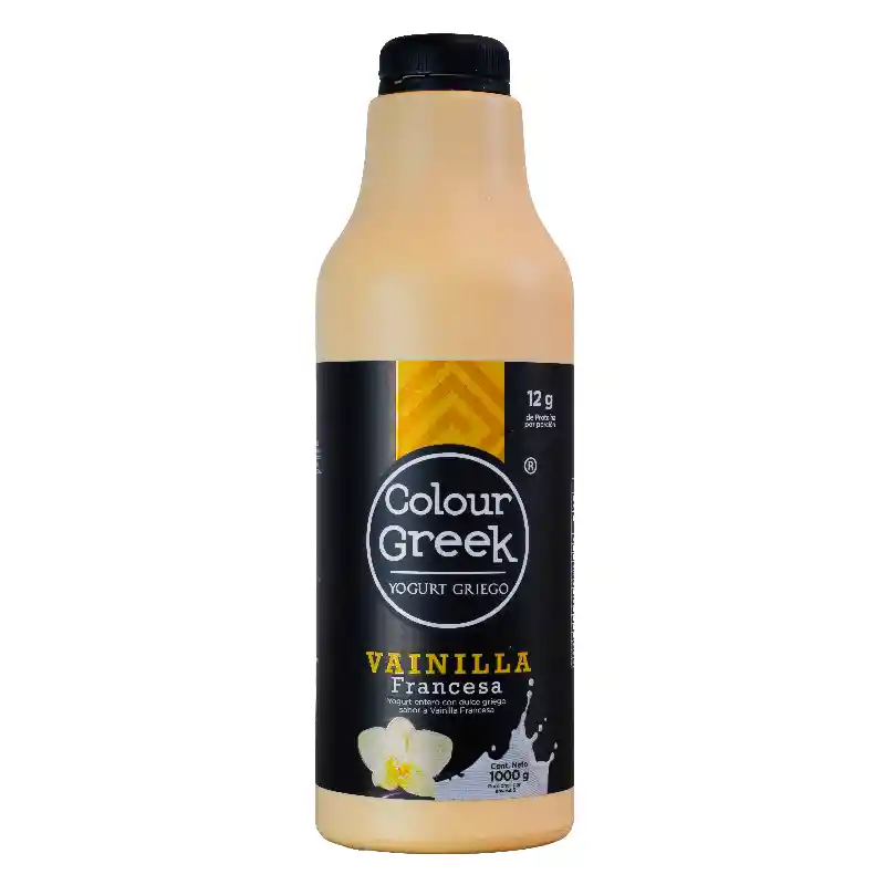 Colour Greek Yogurt Griego Sabor Vainilla Francesa