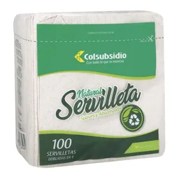 Servilleta Natural Colsubsidio