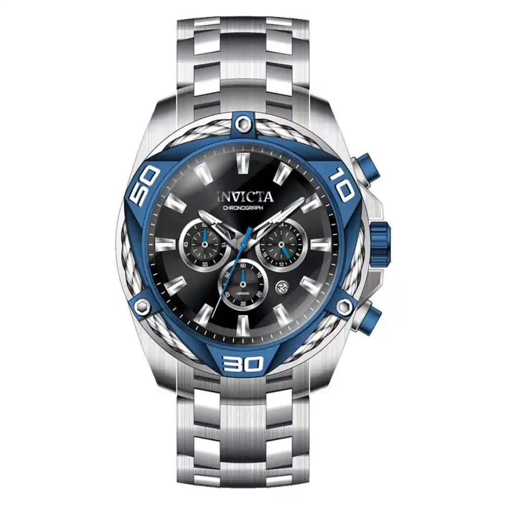Reloj Bolt Hombre Plateado 38572 Invicta